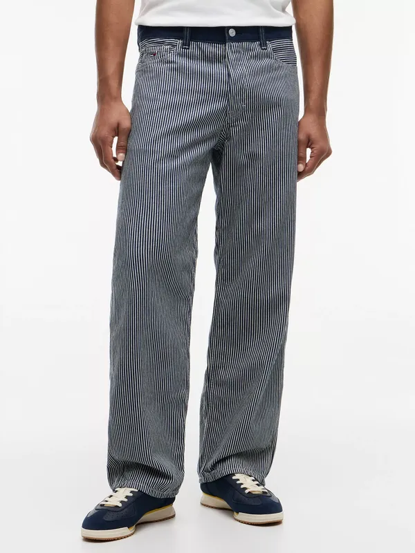 Tommy Hilfiger Jaimie Straight Fit Carpenter Jeans, Blue/Multi