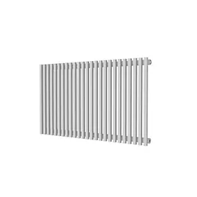 GoodHome Thorpe White Vertical Designer 2953BTU Radiator, (W)1000mm x (H)600mm