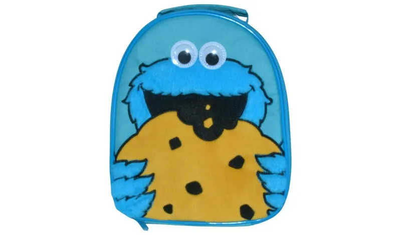 Hox Sesame Street Cookie Monster Furry Lunch Bag