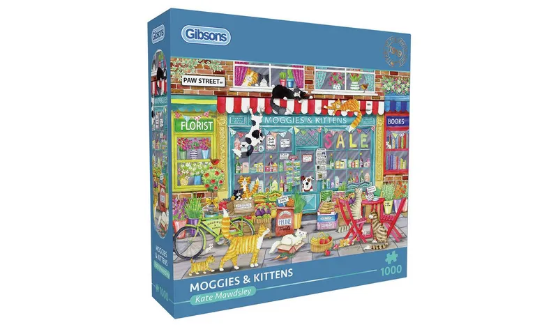 Gibsons Moggies And Kittens 1000 Piece Jigsaw Puzzle