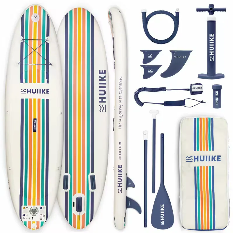 HUIIKE Stand Up Paddle Board 10’ with Accessories Included, up to 287 lb, White