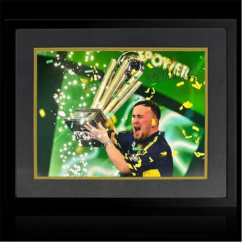 The Fan Cave Luke Littler Signed 2025 World Champion Image
