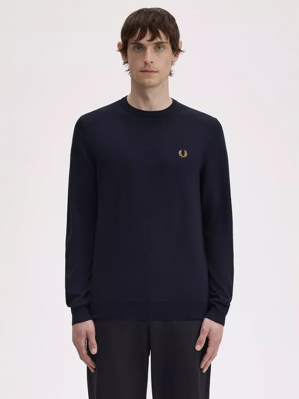 Fred Perry Classic Crew Neck Knit Jumper