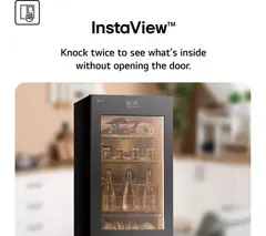 LG InstaView GBG5160CEV Smart 60/40 Fridge Freezer - Essence Black Steel