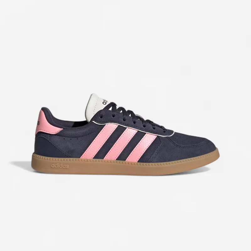 ADIDAS Women's Trainers, Breaknet sleek - Navy/Pink