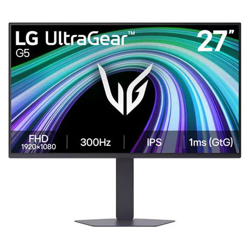 LG UltraGear G5 27G550B-B 27 Inch 300Hz IPS FHD1ms Nvidia G-Sync Gaming Monitor