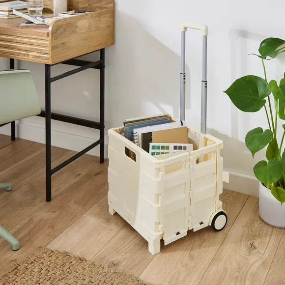 Folding Trolley Storage Crate
