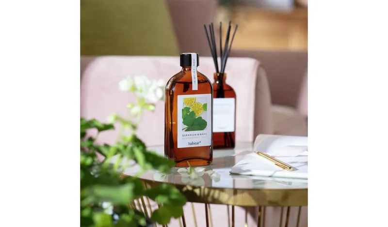 Habitat 300ml Diffuser Refill - Geranium & Basil