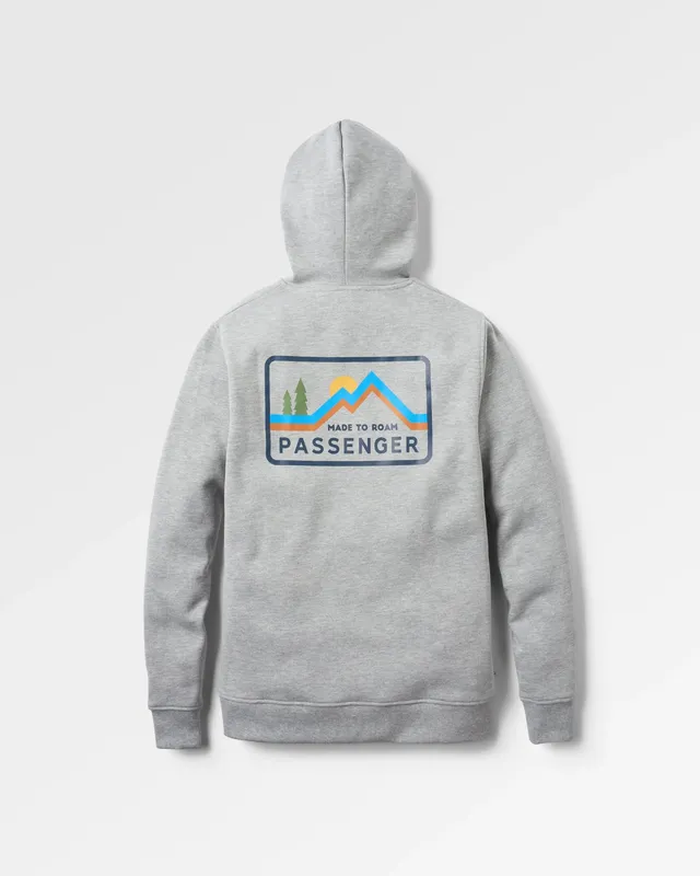 Passenger Clothing Made To Roam Hoodie - Grey Marl