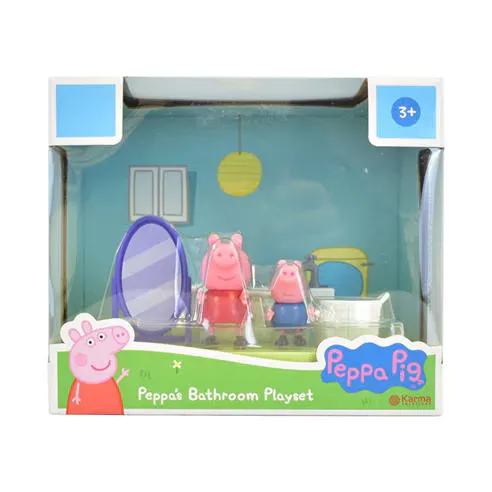 Peppa Pig Bathroom Doll Set