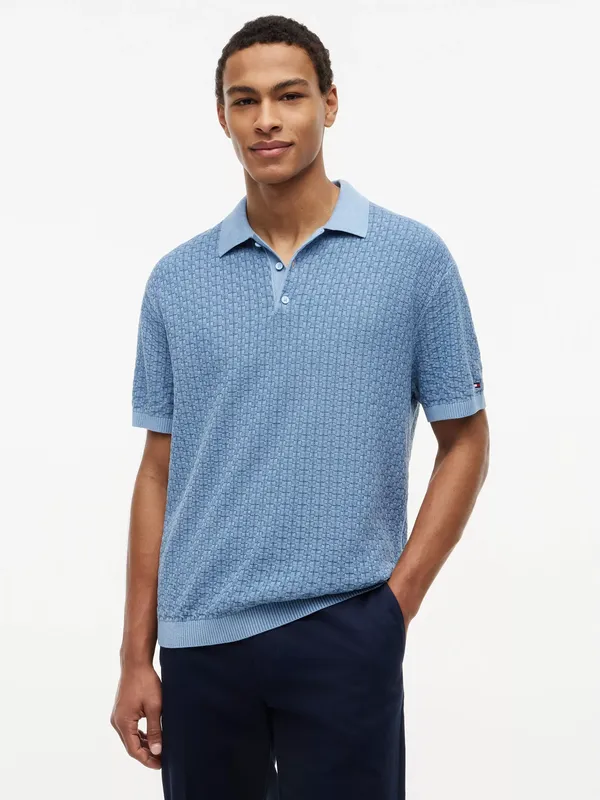 Tommy Hilfiger Ructure Cotton Polo Shirt