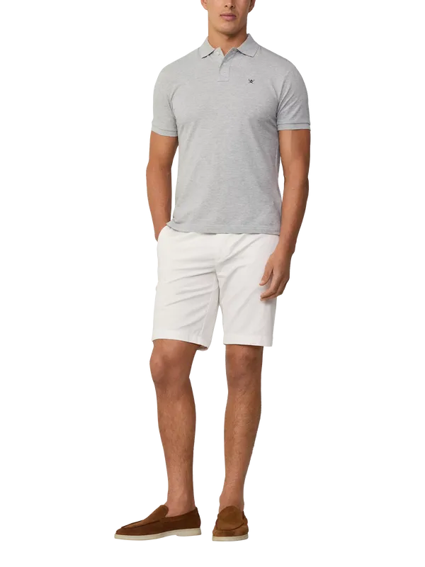 Hackett London Short Sleeve Cotton Pique Slim Fit Polo Shirt