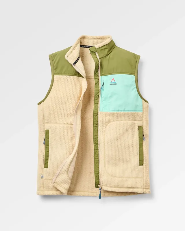 Passenger Clothing Venturescape Women's Fleece Vest - Desert/Clover