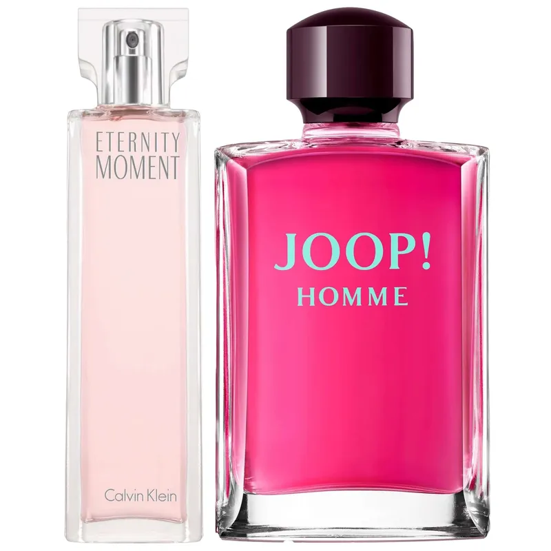 Calvin Klein Duo: Eternity Moment For Women Eau de Parfum 100ml & JOOP! Homme Eau de Toilette Spray 200ml