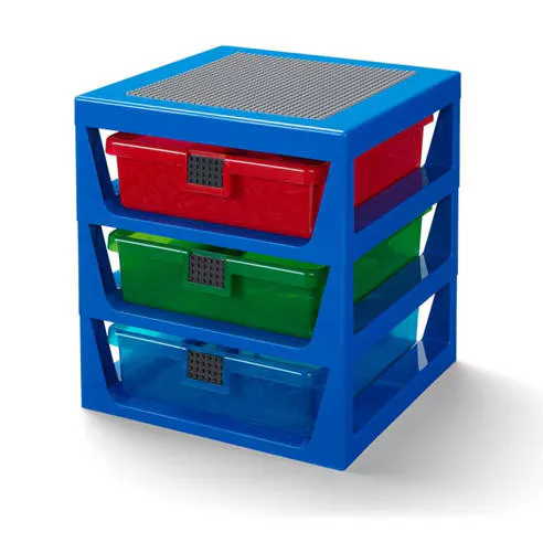 LEGO 3 Drawer Storage Rack