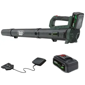 Webb 20V 100mph Cordless Axial Blower with 4.0Ah Battery & Charger