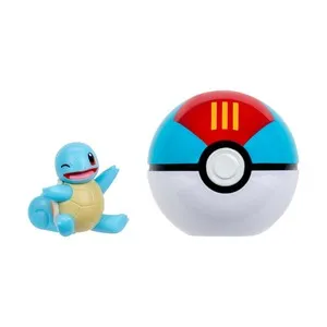 Pokemon Clip 'N' Go Squirtle and Lure Ball Figure