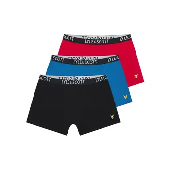 Lyle and Scott 3 Pack Trunks Juniors