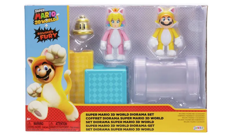 Super Mario 3D World Diorama Action Figure Set