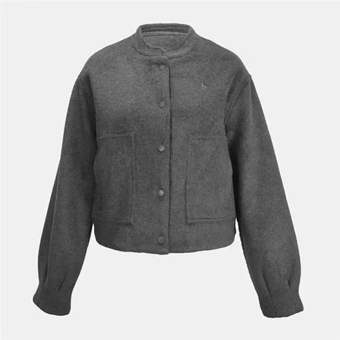 Jack Wills Women's Insulated Long Sleeve Short Puffer Jacket