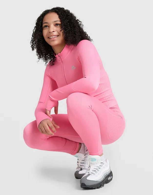 MONTIREX Girls' Harmony Seamless Full Zip Top Junior
