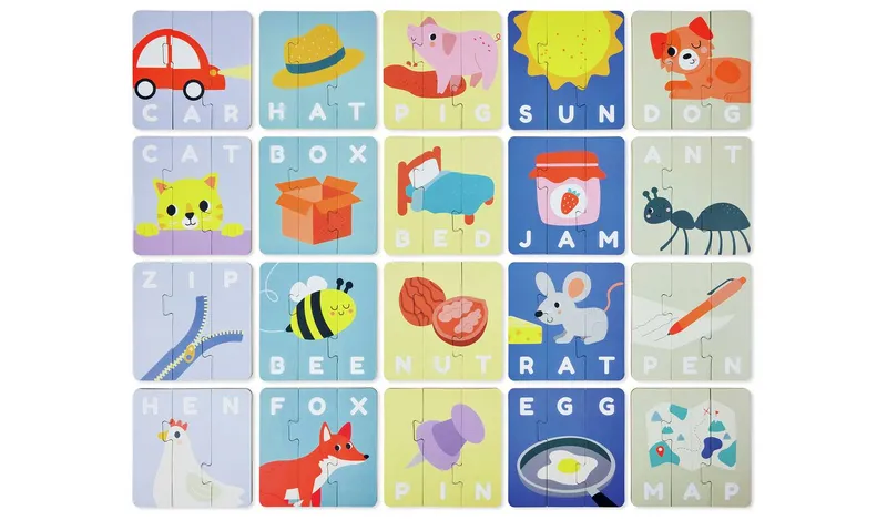 Chad Valley 3 Letter Words Educational Puzzle