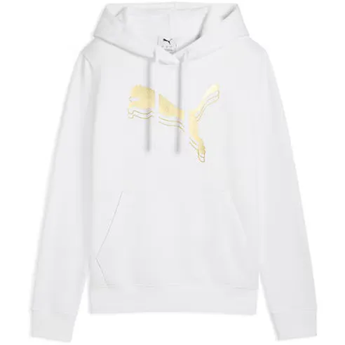 Puma Women's Metallic Overhead Tech Fleece Hoodie
