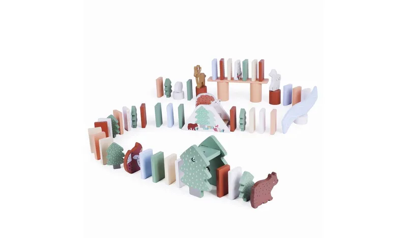 Chad Valley Wooden Dominoes Playset