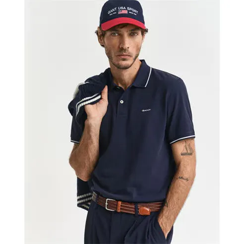 Gant Tipped Pique Polo Shirt
