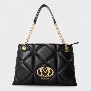 Love Moschino Women's Quilted Faux Leather Tote Bag