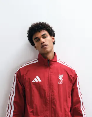 adidas Football Liverpool Home 26/27 Anthem jacket in red