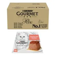 Gourmet Perle Wet Cat Food + 12 x 57g Gourmet Wet Cat Food Free! *
