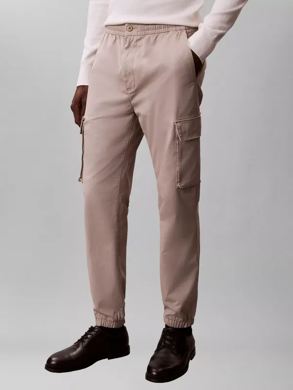 Calvin Klein Cotton Blend Skinny Cargo Trousers