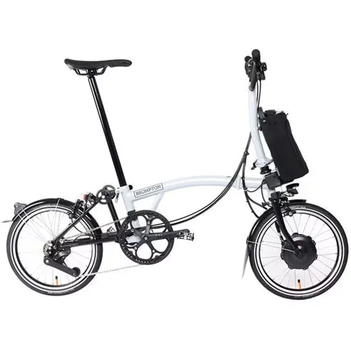 Brompton Electric P Line 12-speed - Mid Handlebar - Folding Bike