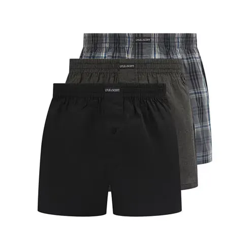 Lyle and Scott Men's Robinson Cotton Boxers 3 Pack