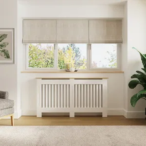 Longslow Radiator Cover - White / 152cm