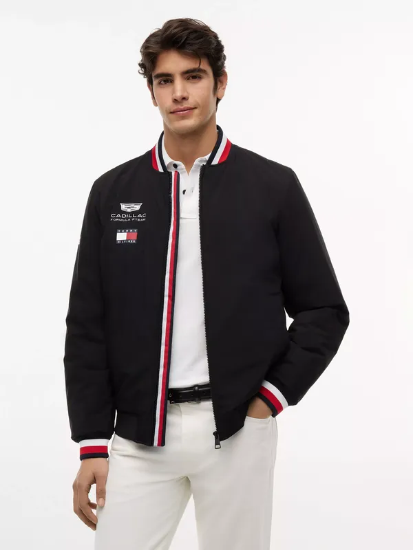 Tommy Hilfiger X Cadillac F1 Sports Jacket, Black