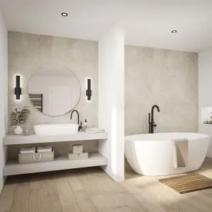 Wetwall Alloy Fossil Earth Shower Panel - 2440 x 600 x 4mm