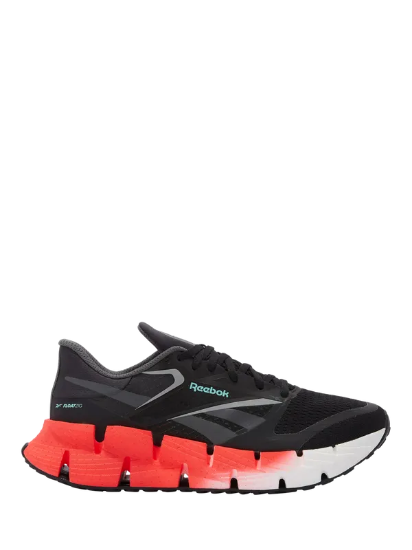 Reebok Men's FloatZig 1 Running Shoe, Black/Grey/White