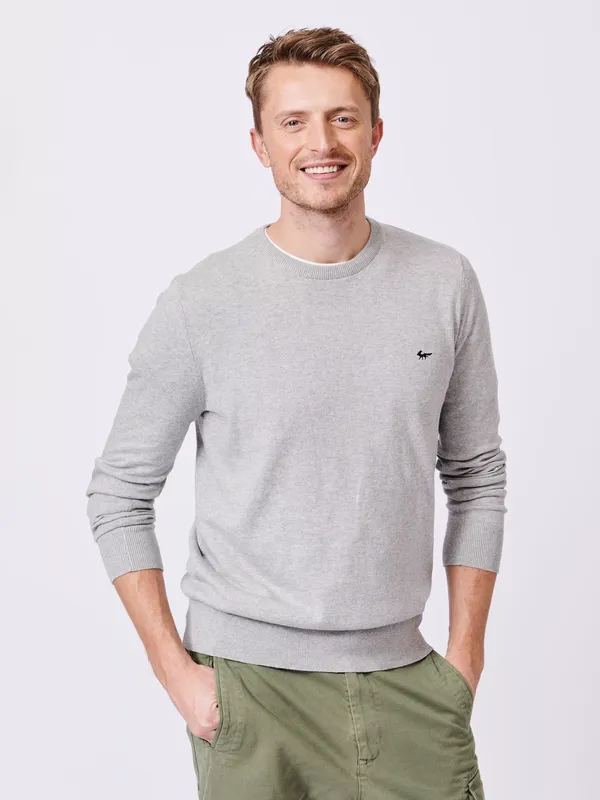 Aubin Raven Cotton Crew Neck Jumper
