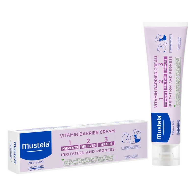 Mustela Vitamin Barrier Skin Discomfort 1-2-3 Cream