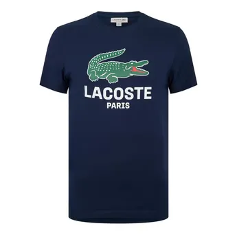 Lacoste Men's Large Croc Regular Fit T-Shirt