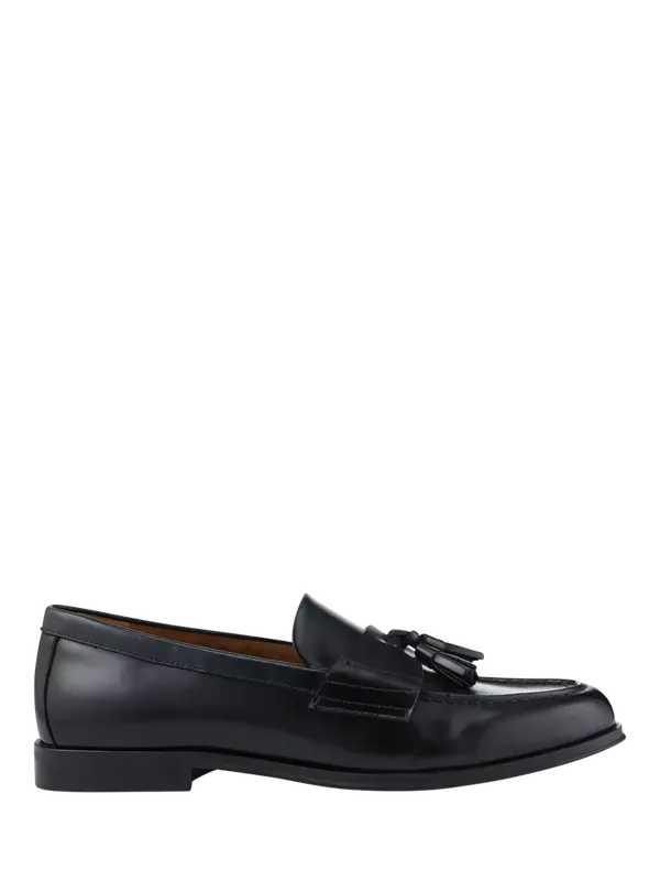 Jones Bootmaker Rayleigh Leather Loafers, Black
