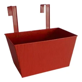 Verve Rectangular Metal Trough 4L (W)20cm- Red