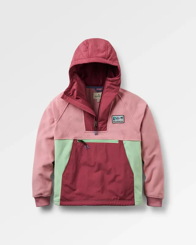 Passenger Clothing Alexander Hooded Polartec® Fleece - Pink Haze