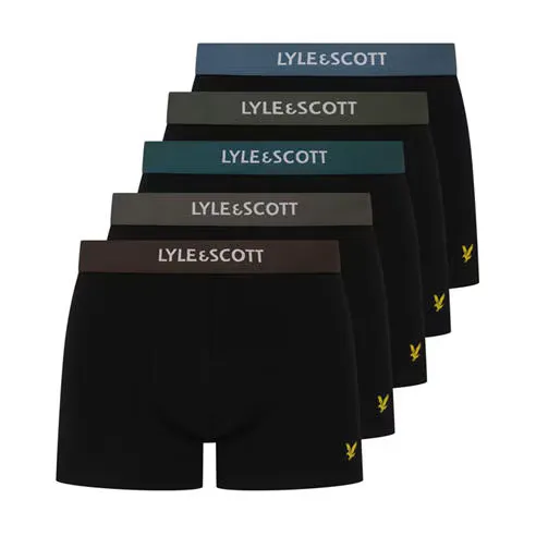 Lyle and Scott Men's Cotton Trunks 5 Pack