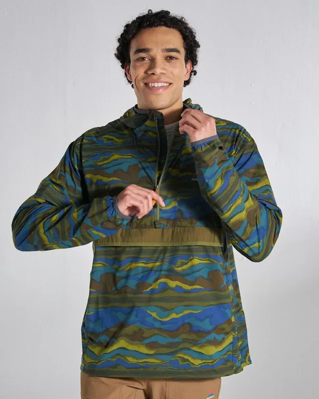 Passenger Clothing Gusto Windshell Anorak - Reflection Khaki