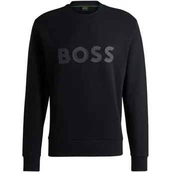 Boss Mens BOSS GREEN Long Sleeve Crew Neck Jumper (Salbo)