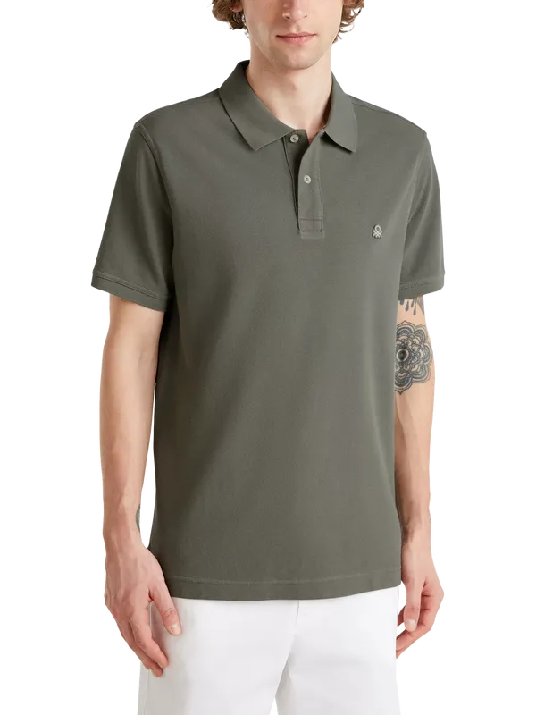 Benetton Short Sleeve Polo Shirt