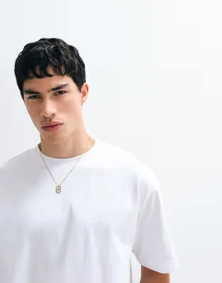heavyweight relaxed t-shirt in white